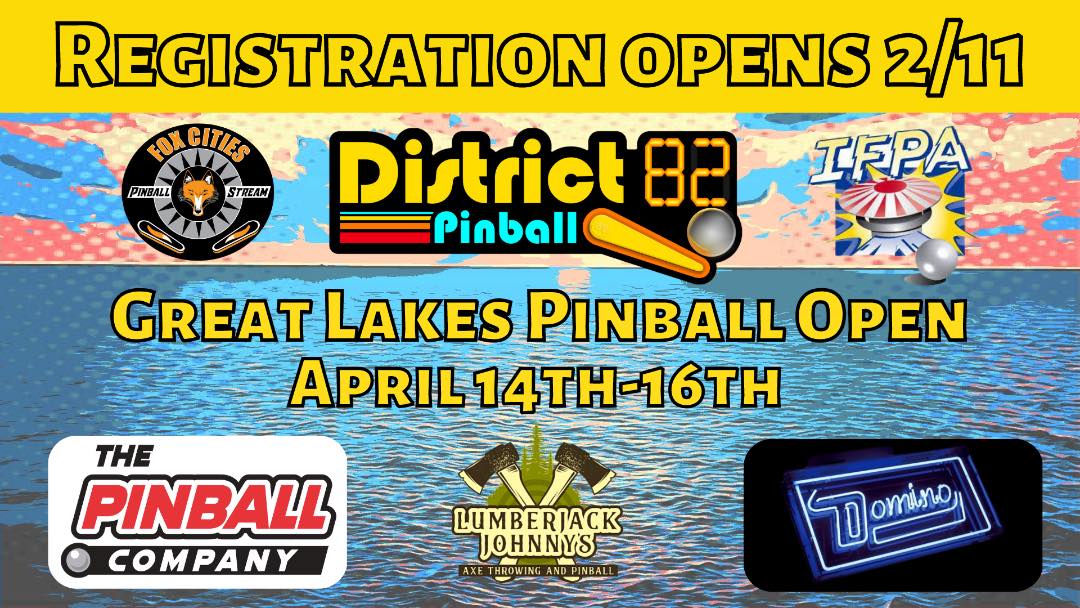 Great Lakes Open Main Event De Pere, WI Pinball Tennessee