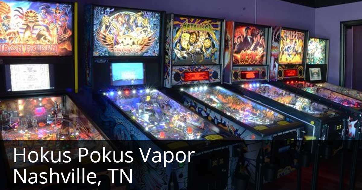 Hokus Pokus Vapor Pinball Nashville TN